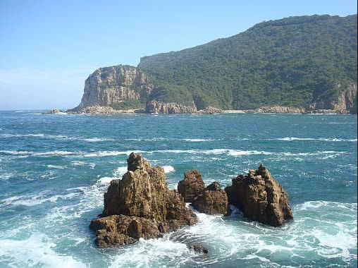 128 The rugged coast along The Garden Route