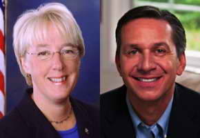 Patty Murray and Dino Rossi