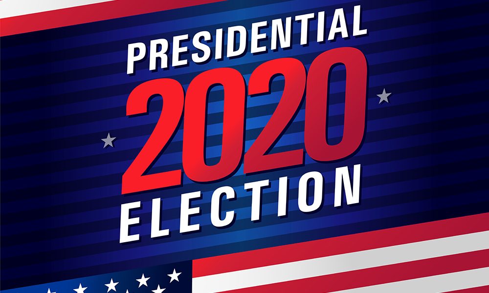 Graphic reading Presidential 2020 Election